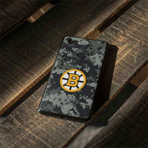 NHL Boston Bruins Camo Google Pixel 3 Skin